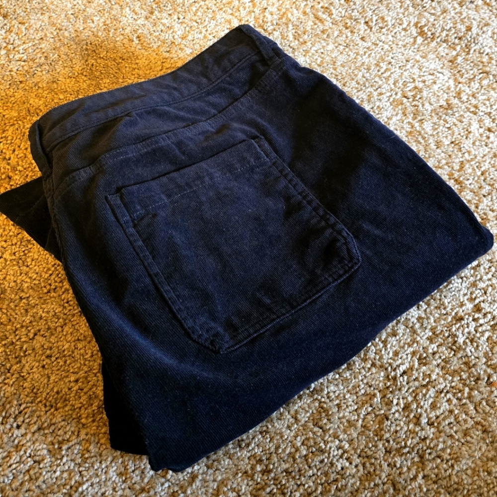 A.n.a Black Corduroy Flare Pants